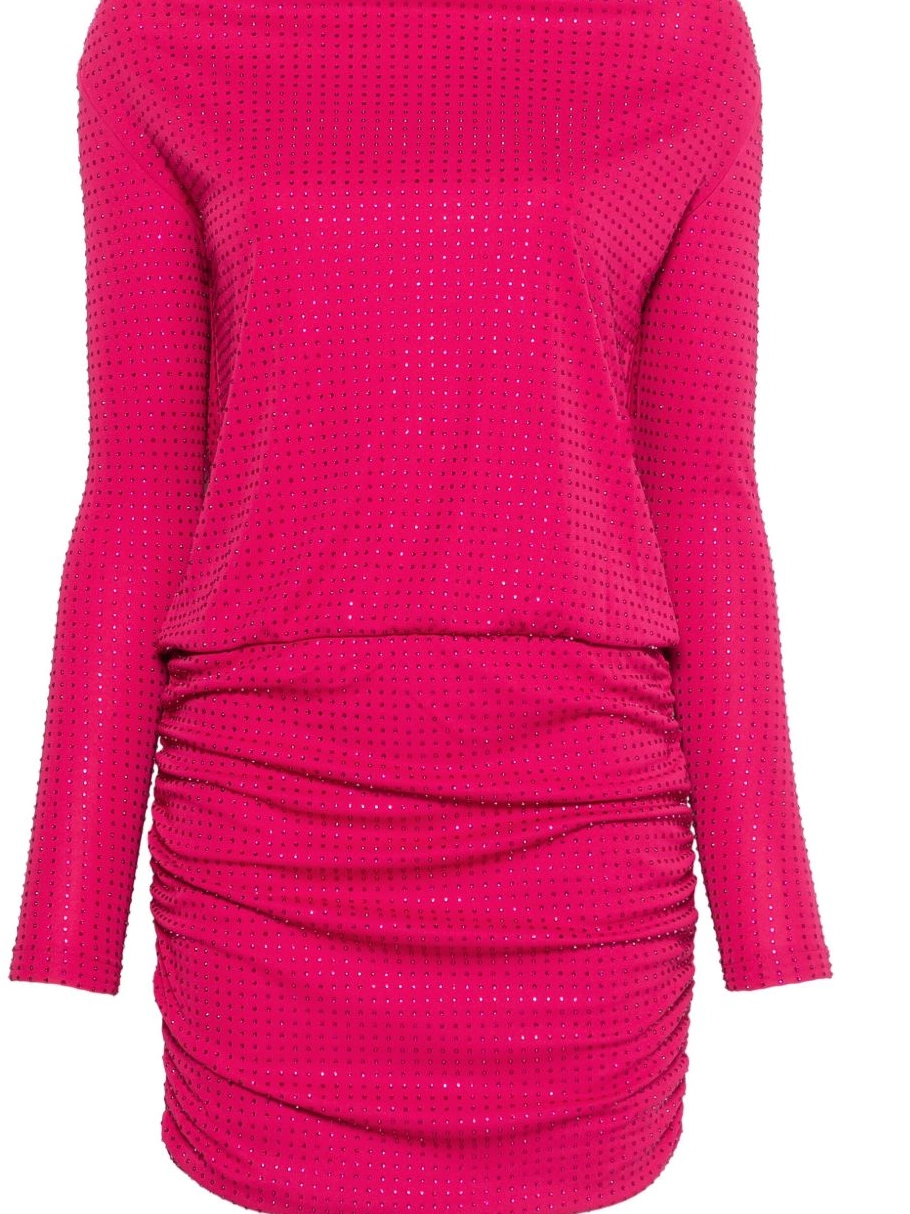 Affordable rhinestone-embellished Jeans Couture Women mini dress Versace 0803